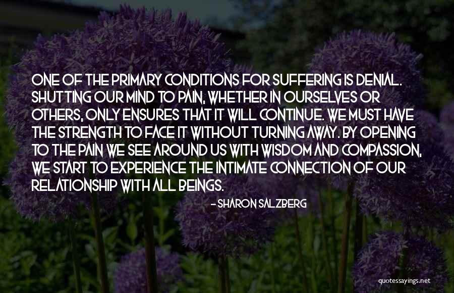 Relationship Strength Quotes By Sharon Salzberg Relationship Strength Quotes By Sharon Salzberg