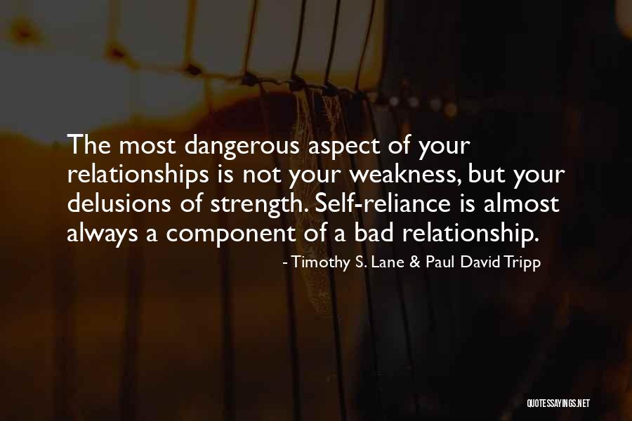 Relationship Strength Quotes By Timothy S. Lane & Paul David Tripp