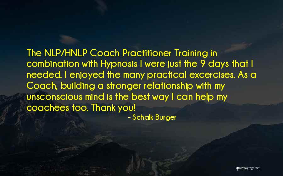 Relationship Stronger Quotes By Schalk Burger