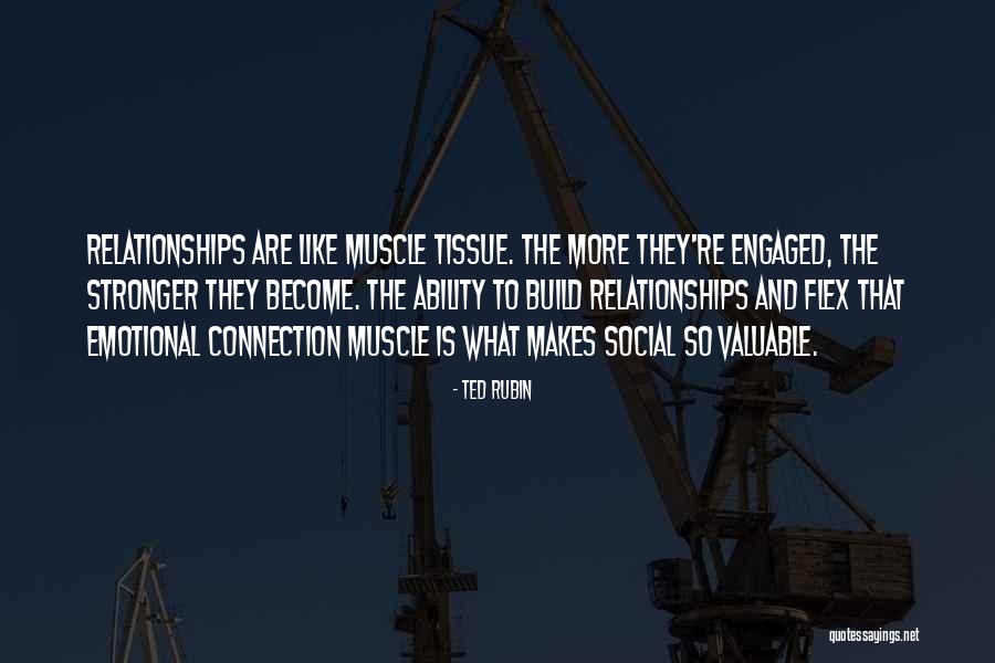 Relationship Stronger Quotes By Ted Rubin