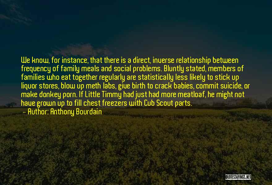 Relationship With Family Quotes By Anthony Bourdain