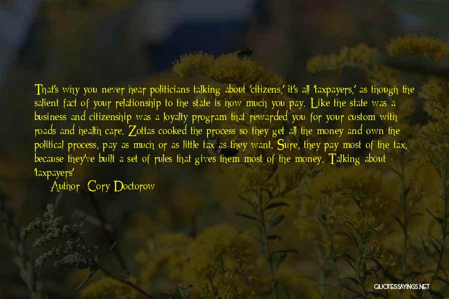Relationship With Money Quotes By Cory Doctorow