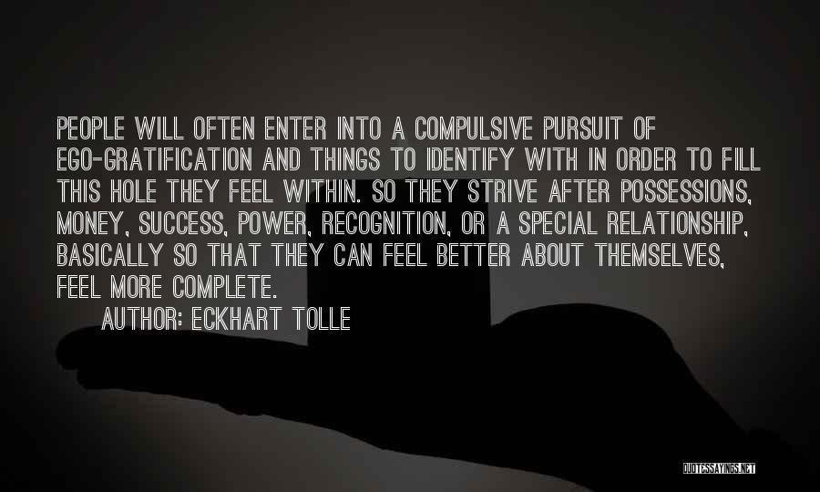 Relationship With Money Quotes By Eckhart Tolle