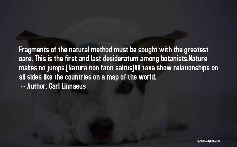 Relationship With Nature Quotes By Carl Linnaeus