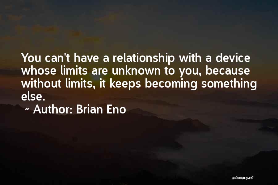 Relationship Without Quotes By Brian Eno