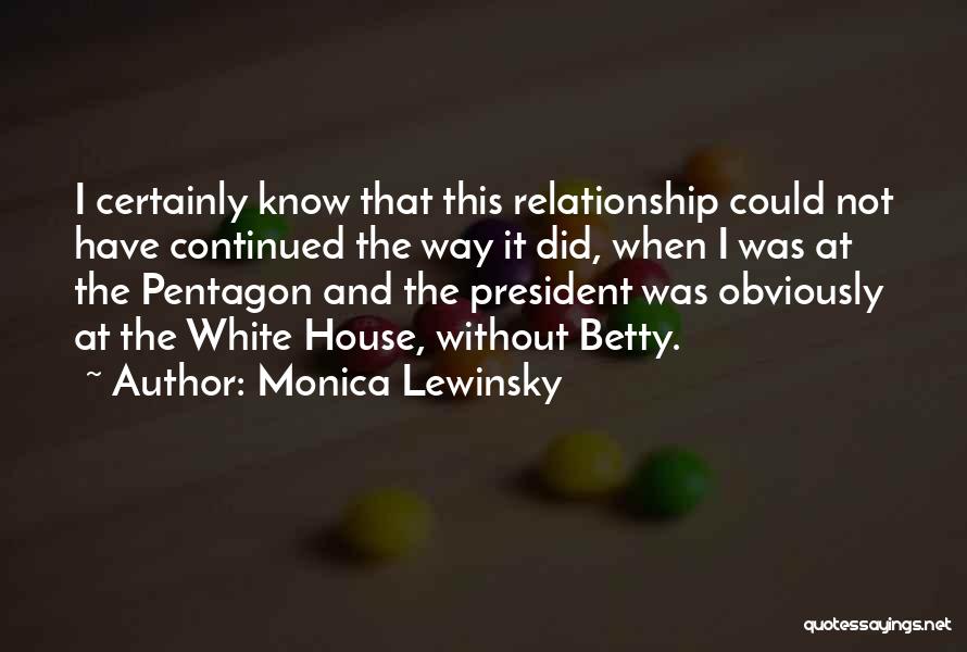 Relationship Without Quotes By Monica Lewinsky