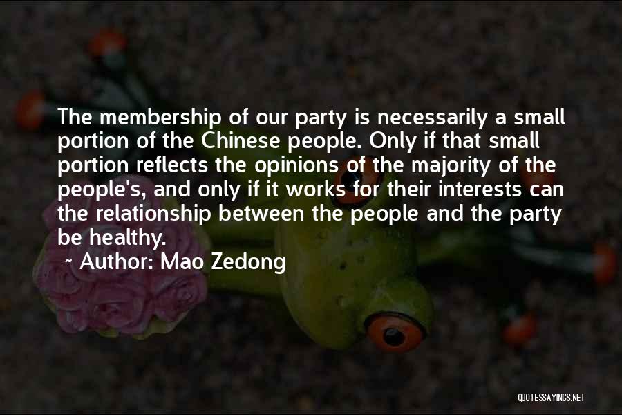 Relationship Works Quotes By Mao Zedong