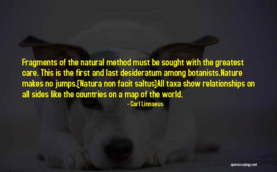 Relationships And Nature Quotes By Carl Linnaeus Relationships And Nature Quotes By Carl Linnaeus