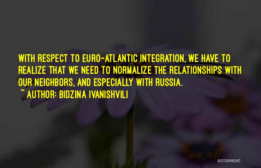 Relationships And Respect Quotes By Bidzina Ivanishvili