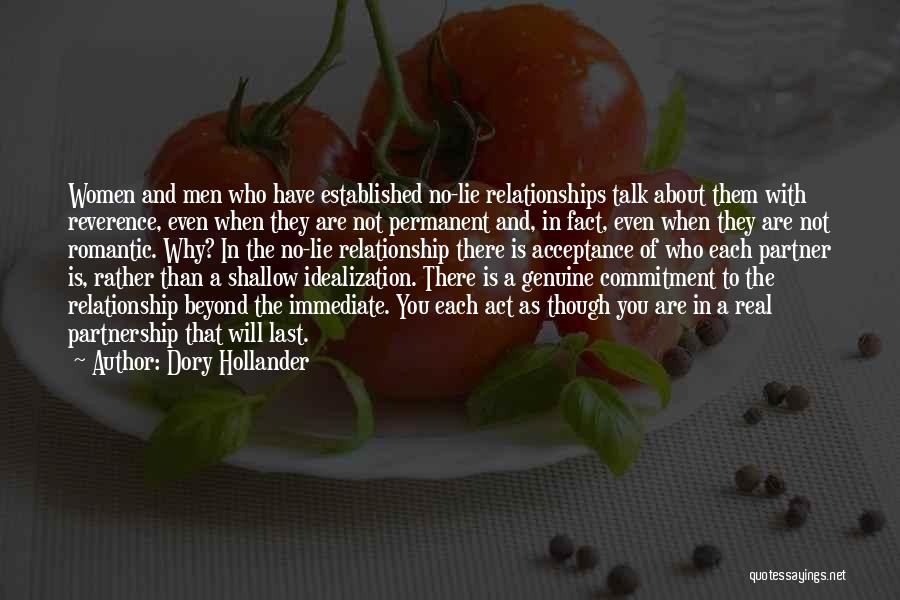 Relationships Are A Partnership Quotes By Dory Hollander