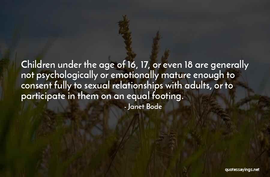 Relationships Are Equal Quotes By Janet Bode Relationships Are Equal Quotes By Janet Bode