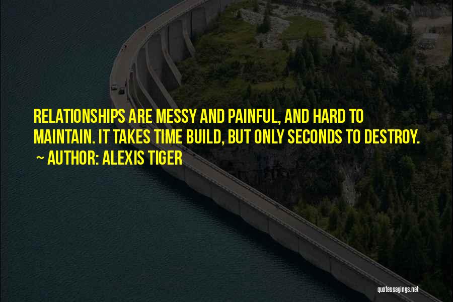 Relationships Are Hard But Quotes By Alexis Tiger