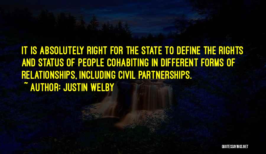 Relationships Are Partnerships Quotes By Justin Welby