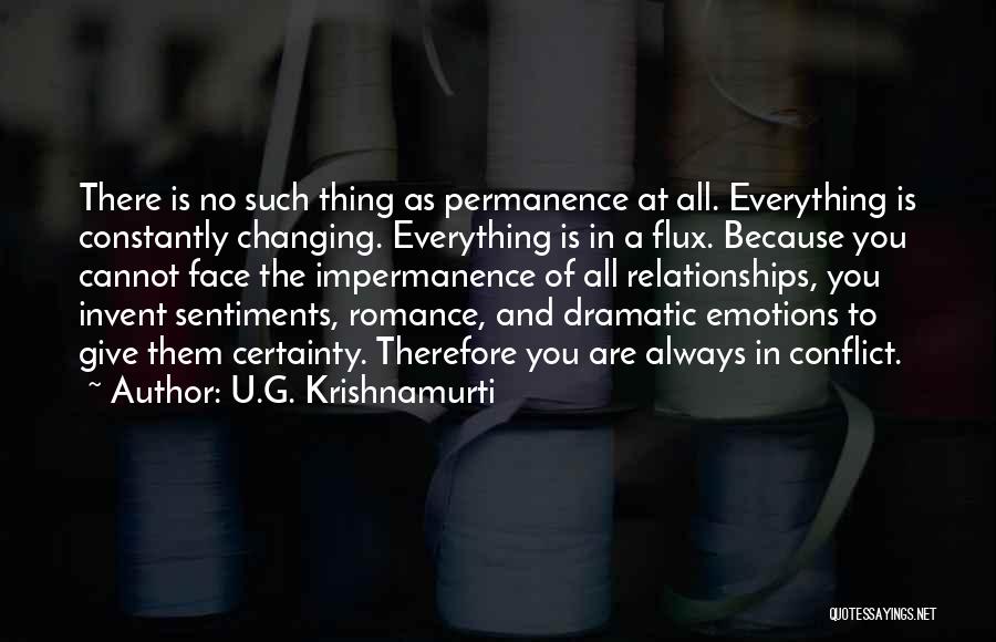 Relationships Changing Quotes By U.G. Krishnamurti