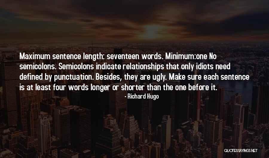Relationships The Four Quotes By Richard Hugo Relationships The Four Quotes By Richard Hugo