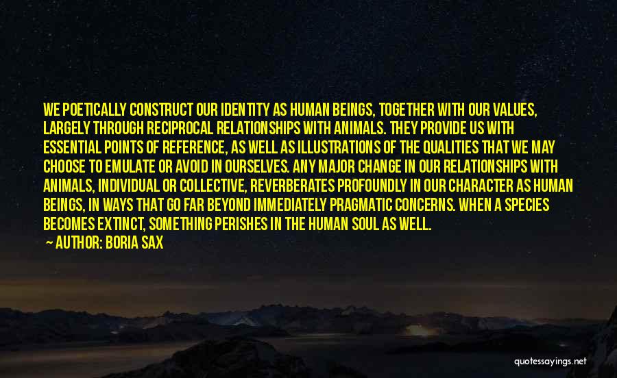 Relationships With Animals Quotes By Boria Sax