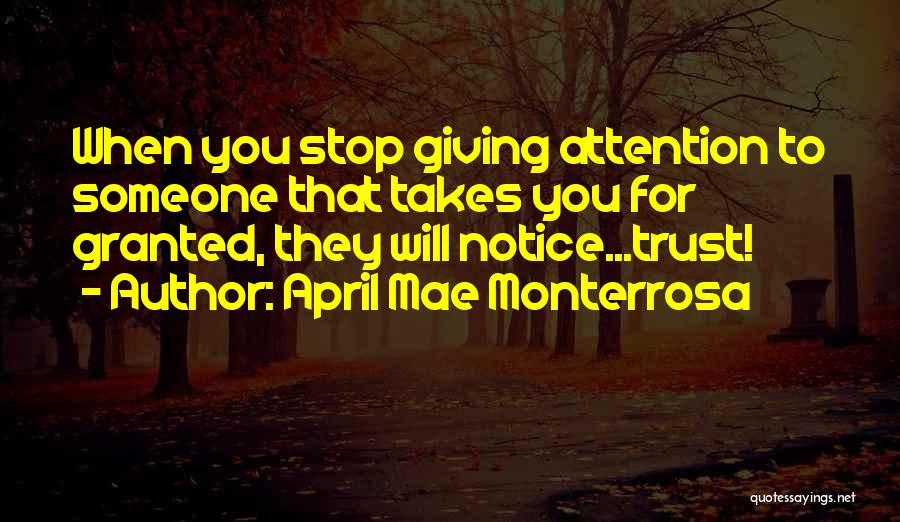 Relationships Without Trust Quotes By April Mae Monterrosa