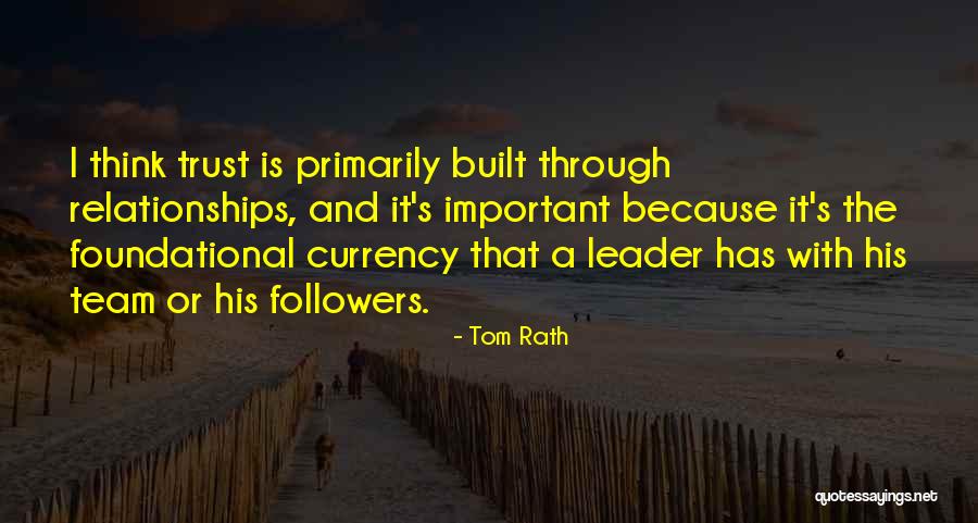 Relationships Without Trust Quotes By Tom Rath