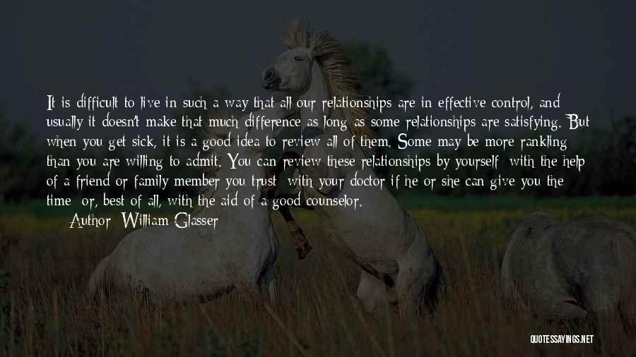 Relationships Without Trust Quotes By William Glasser