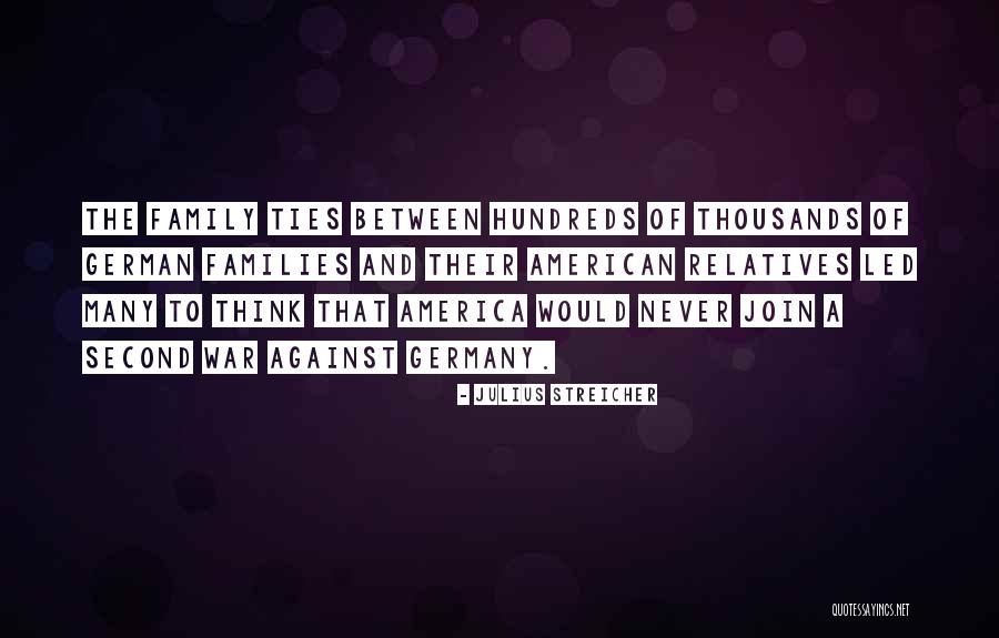 Relatives And Family Quotes By Julius Streicher