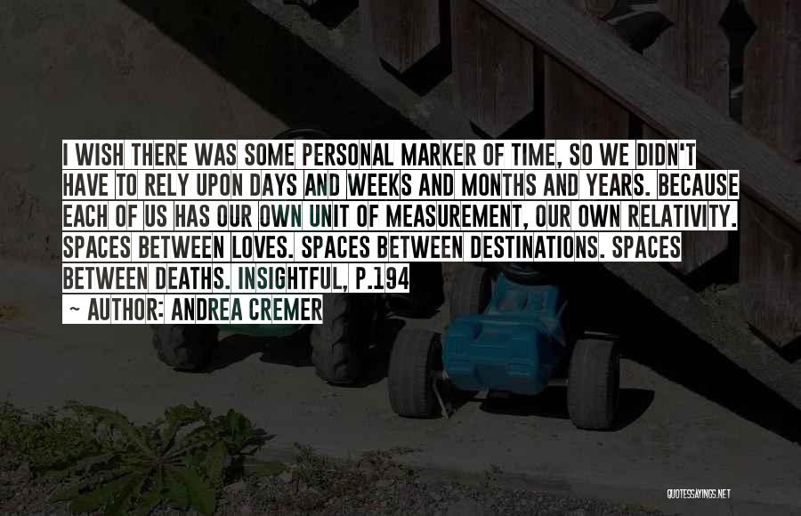 Relativity Of Time Quotes By Andrea Cremer