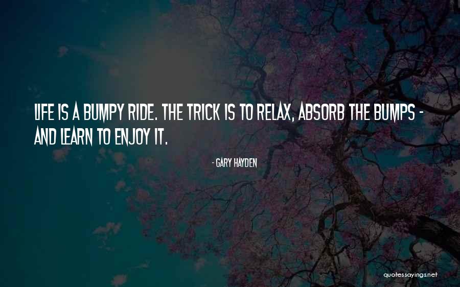 Relax And Enjoy Life Quotes By Gary Hayden