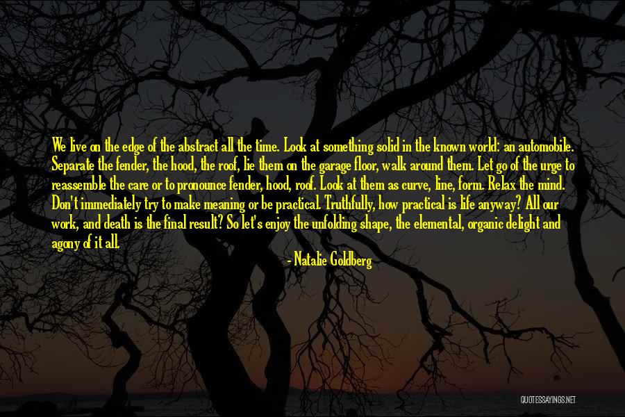 Relax And Enjoy Life Quotes By Natalie Goldberg