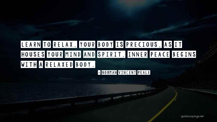 Relax Mind Quotes By Norman Vincent Peale Relax Mind Quotes By Norman Vincent Peale