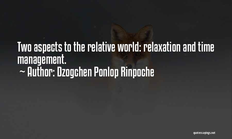 Relaxation Quotes By Dzogchen Ponlop Rinpoche