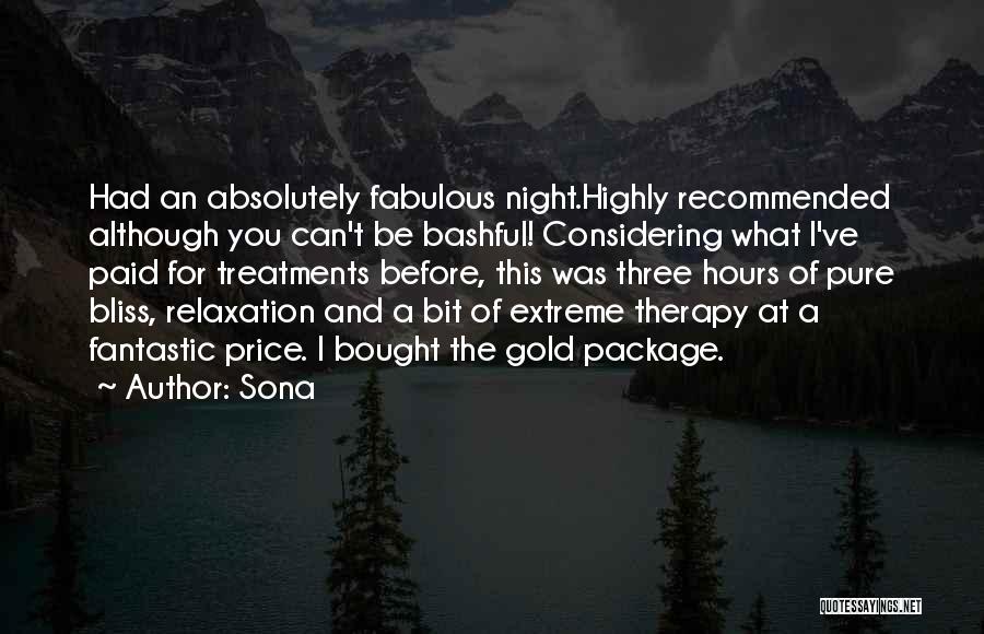Relaxation Quotes By Sona