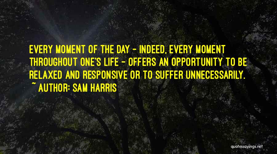 Relaxed Day Quotes By Sam Harris
