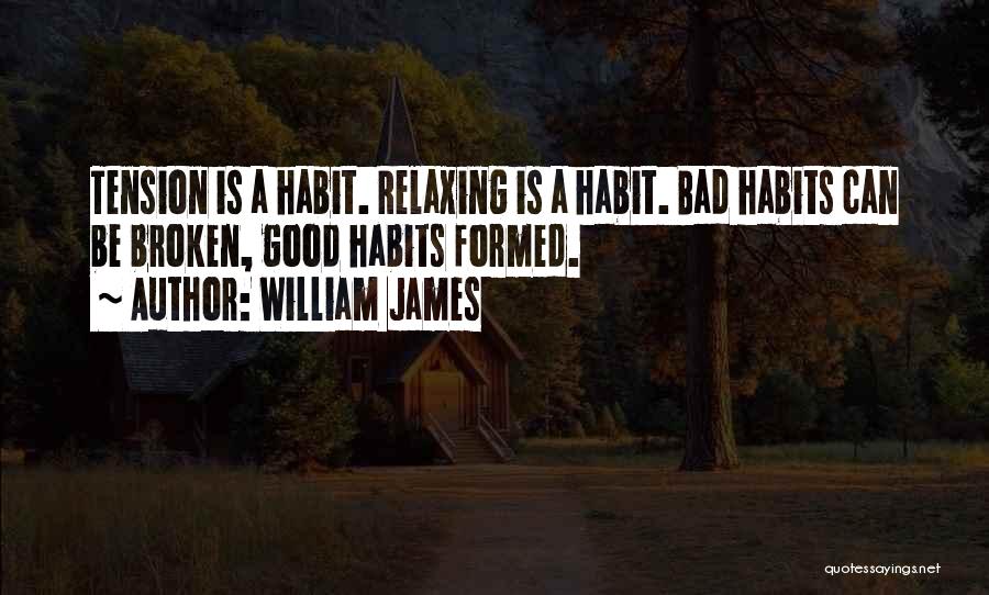 Relaxing Funny Quotes By William James