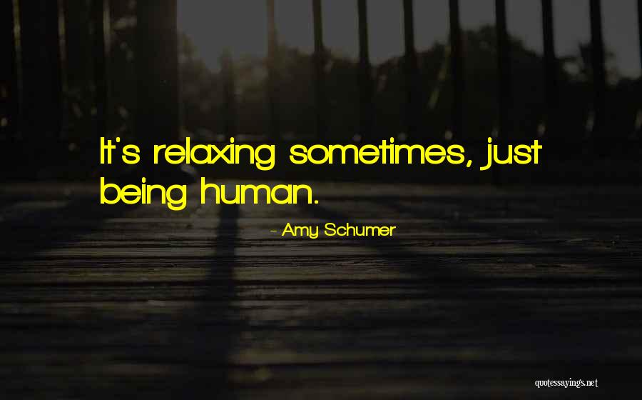 Relaxing Quotes By Amy Schumer