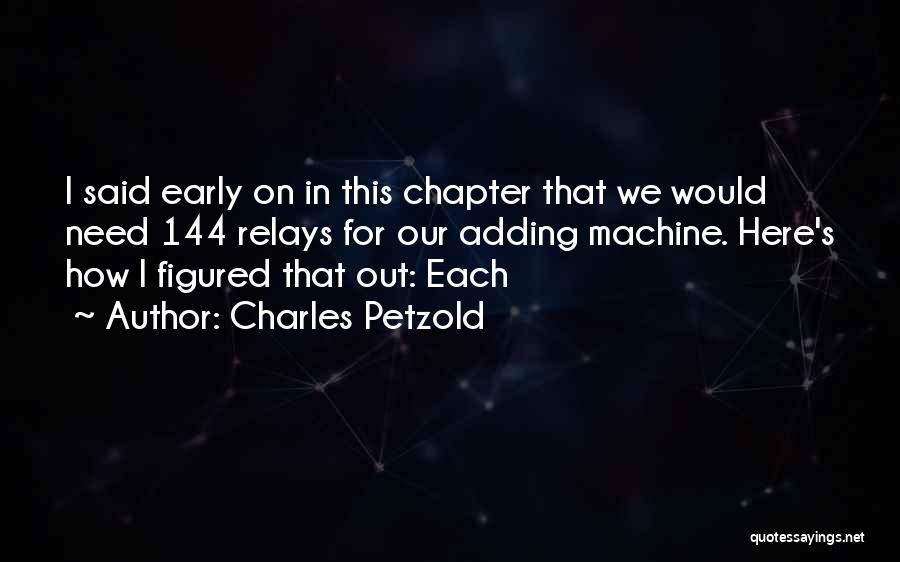 Relays Quotes By Charles Petzold