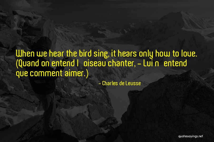 Release Prisoners Quotes By Charles De Leusse Release Prisoners Quotes By Charles De Leusse