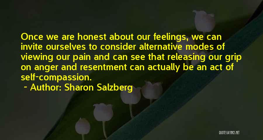 Releasing Anger Quotes By Sharon Salzberg