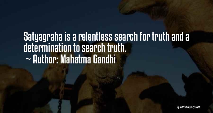 Relentless Determination Quotes By Mahatma Gandhi