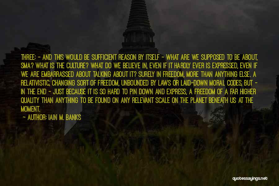 Relevant Quotes By Iain M. Banks