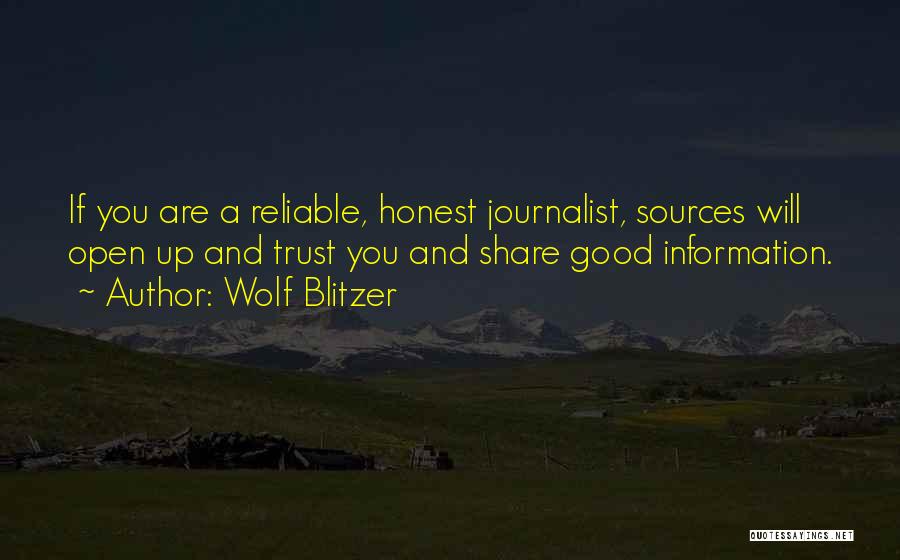 Reliable Sources Quotes By Wolf Blitzer