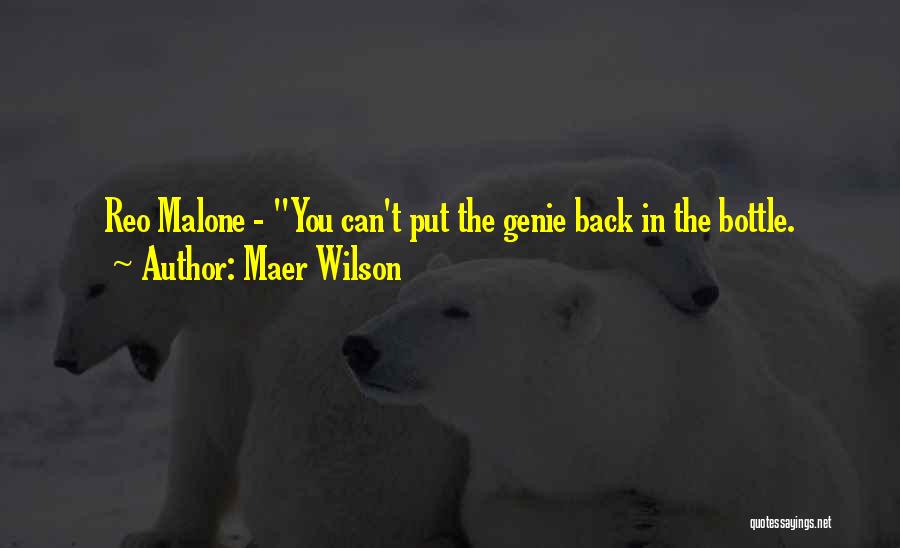 Relics Quotes By Maer Wilson