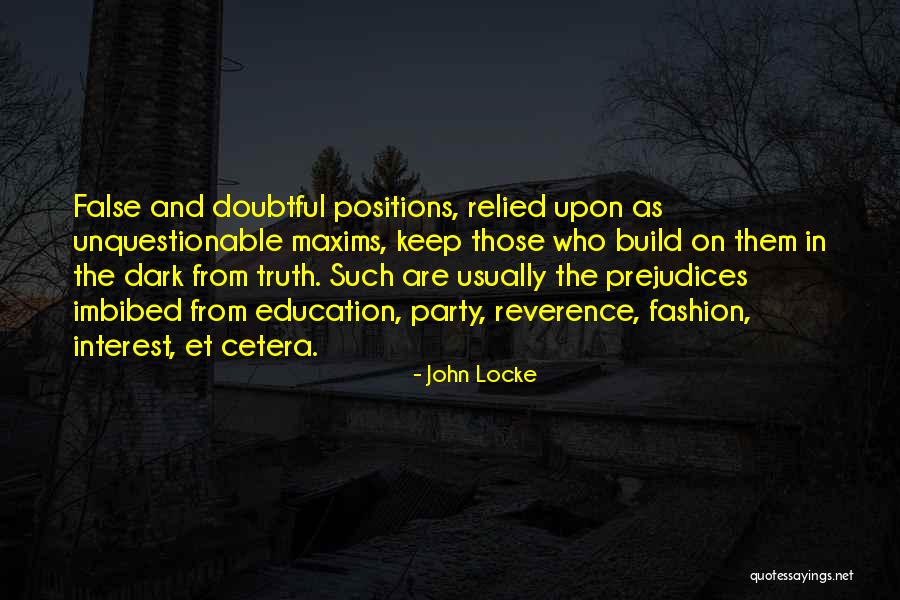 Relied Quotes By John Locke Relied Quotes By John Locke