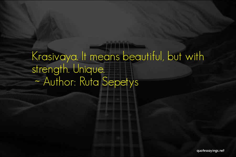 Reliefs Inn Quotes By Ruta Sepetys