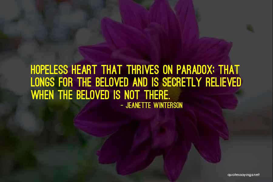 Relieved Love Quotes By Jeanette Winterson