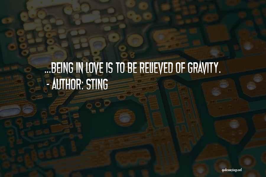 Relieved Love Quotes By Sting