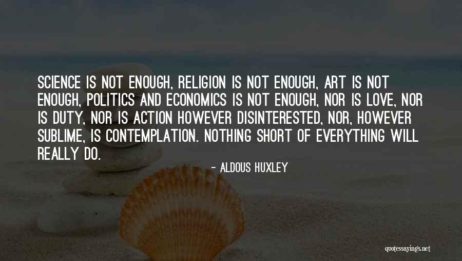 Religion And Art Quotes By Aldous Huxley