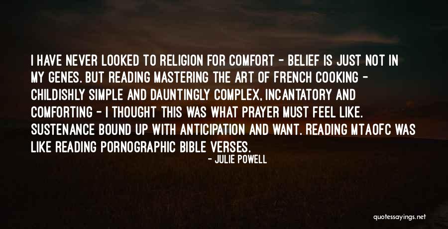 Religion And Art Quotes By Julie Powell