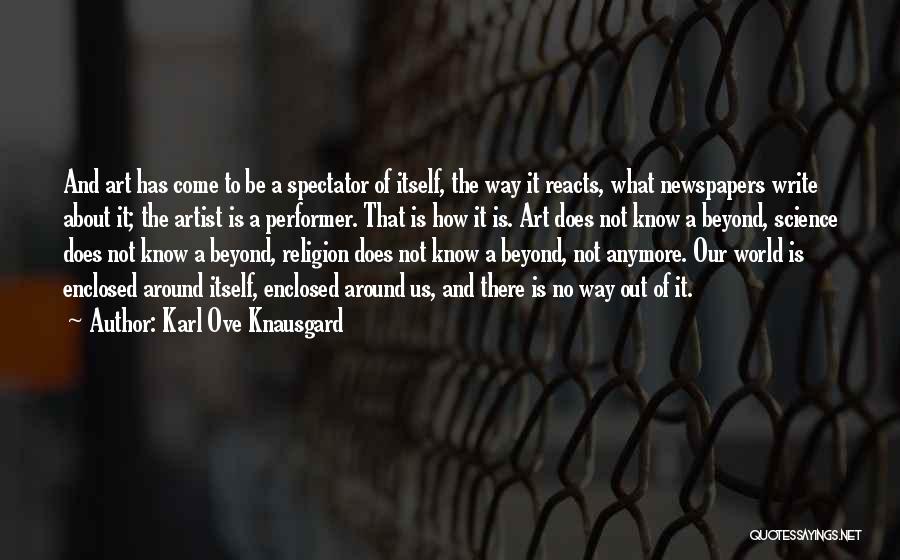 Religion And Art Quotes By Karl Ove Knausgard