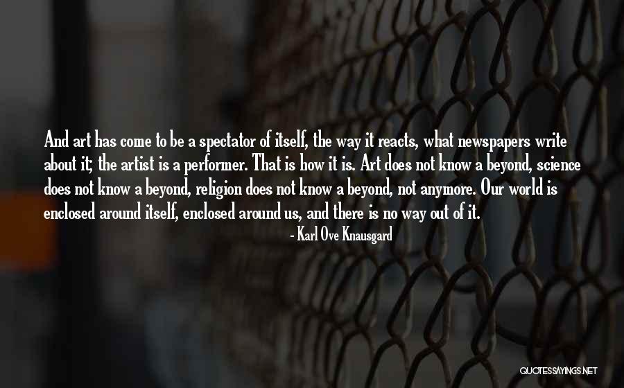 Religion And Art Quotes By Karl Ove Knausgard