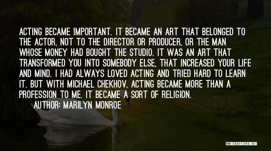 Religion And Art Quotes By Marilyn Monroe