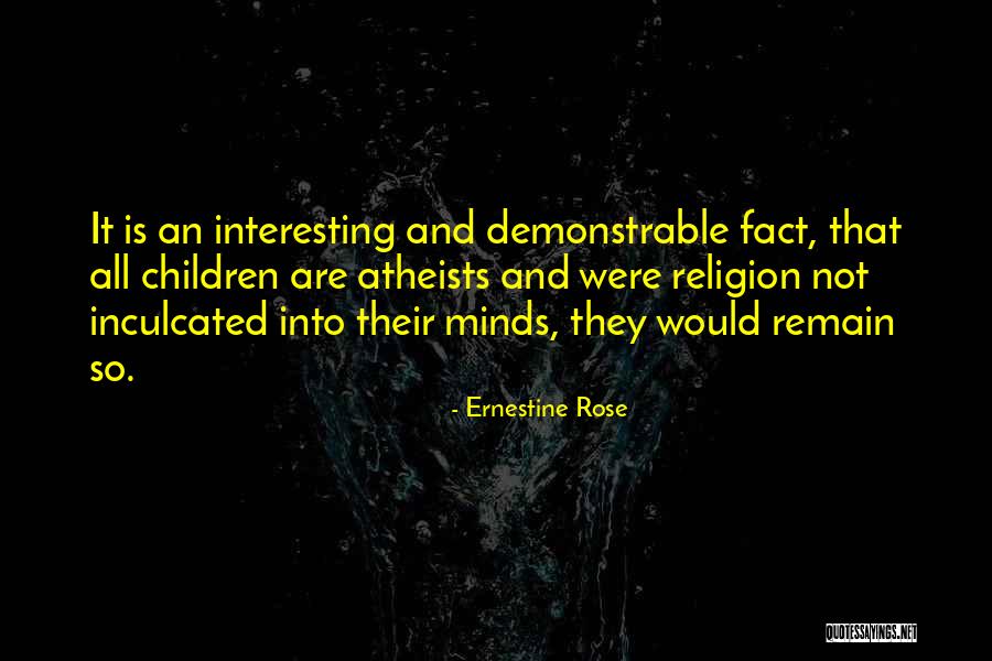 Religion And Children Quotes By Ernestine Rose Religion And Children Quotes By Ernestine Rose